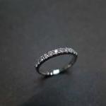 Wedding Diamond Ring in 14K White G..