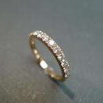0.54ct Diamond Wedding Ring in 14K ..