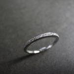 Classic Wedding Diamond Ring In 18k White Gold