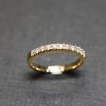 Wedding Diamond Ring in 18K Yellow ..