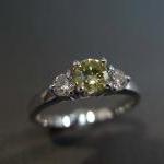 Diamond Yellow Sapphire Engagement ..
