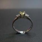Diamond Yellow Sapphire Engagement ..