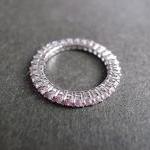 Eternity Ring with Pink Topaz in 14..