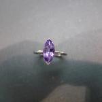 Marquise Amethyst Engagement Ring i..