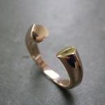 Heart Shape Ring in 14K White Gold