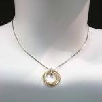 Circle Of Life Diamond Pendant In 18k White Gold