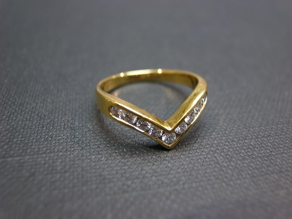 Wedding Diamond Ring in 14K Yellow Gold